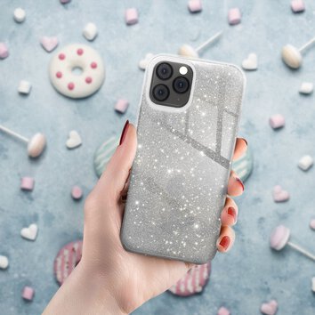 Futera SHINING do IPHONE 15 PRO srebrny