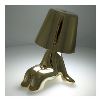 Lampka nocna GOLD MAN Art Deco siedzcy (wzr 6) MLTL