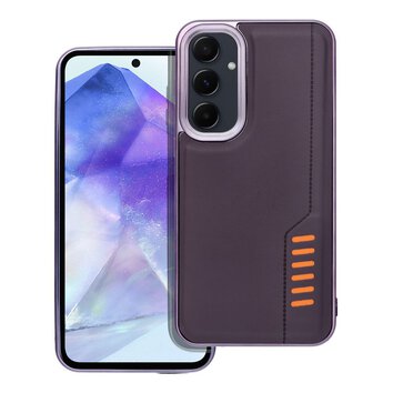 Futera MILANO do SAMSUNG A35 5G ciemny fiolet