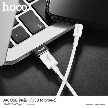 HOCO adapter OTG USB do Typ C UA6 czarny