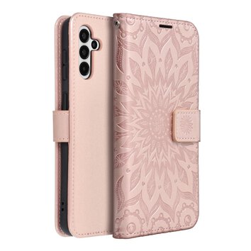 Kabura MEZZO Book do SAMSUNG A13 5G / A04S mandala złoty róż