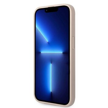 Oryginalne Etui GUESS Hardcase GUHCP14LG4GFPI do iPhone 14 PRO (4G Gold Logo / rowy)