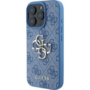 GUESS futerał do IPHONE 16 GUHCP16S4GMGBL (4G PU Big Logo) niebieski