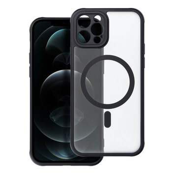 Futerał FULL MATTE MAG COVER kompatybilny z MagSafe do IPHONE 12 Pro czarny