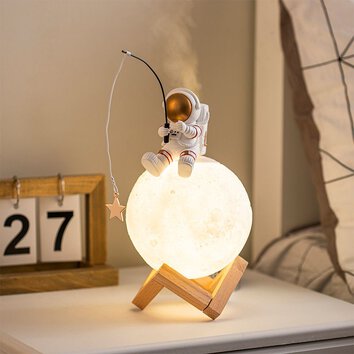 Lampka nocna / nawilacz powietrza ASTRONAUTA Art Deco siedzcy (wzr 5) AFSH