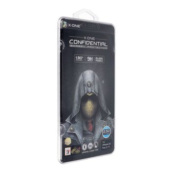 Szko hartowane X-ONE Full Cover Extra Strong Privacy - do iPhone 15 Pro (full glue) czarny