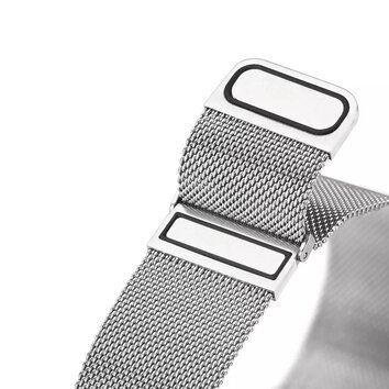DUX DUCIS pasek MILANESE magnetyczny ze stali nierdzewnej 20 mm srebrny