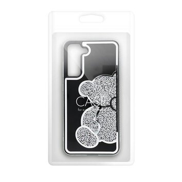 Futerał TEDDY BEAR do SAMSUNG S20 FE / S20 FE 5G srebrny