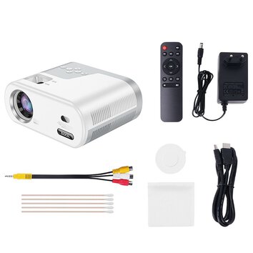 HOCO projektor z systemem Android Wi-Fi Bluetooth 720P DT2 biały