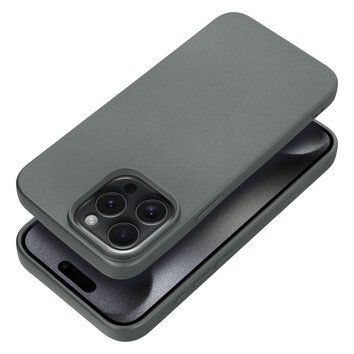 Futera METALLIC do IPHONE 15 PRO MAX szary
