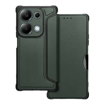 Kabura RAZOR Book do XIAOMI Redmi NOTE 13 PRO 4G ciemnozielony