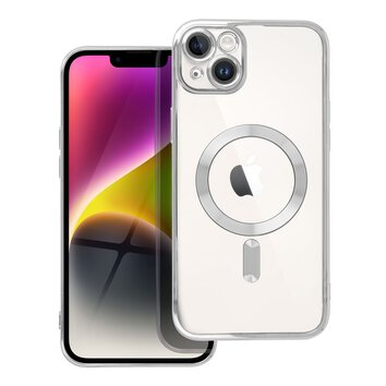 Futera Electro Mag Cover kompatybilny z MagSafe do IPHONE 14 PLUS srebrny