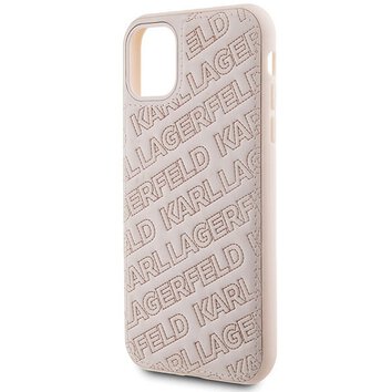 Oryginalne Etui KARL LAGERFELD Hardcase KLHCN61PQKPMP do iPhone 11 (Quilted K Pattern / rowy)