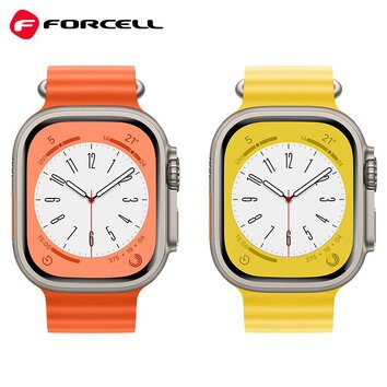 FORCELL F-DESIGN FA12 pasek / opaska do Apple Watch 38/40/41mm zlta