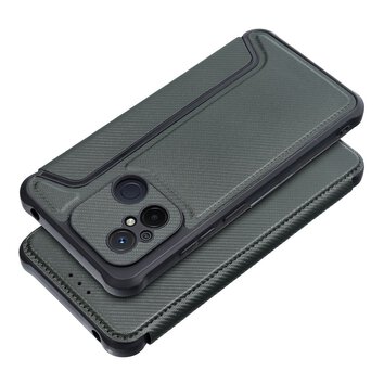 Kabura RAZOR Book do XIAOMI Redmi 12C ciemnozielony