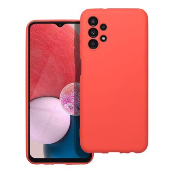 Futerał SILICONE do SAMSUNG Galaxy A13 4G brzoskwiniowy