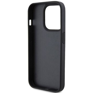 Oryginalne Etui GUESS Hardcase GUHCP15LP4EPMK do iPhone 15 PRO (Quilted 4G Classic / czarny)