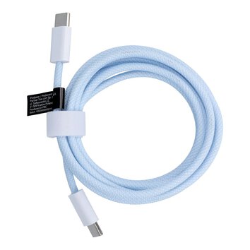 Kabel Typ C do Typ C Power Delivery PD 60W 3A C263 niebieski 1,5 m