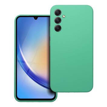 Futerał SILICONE 2mm do SAMSUNG A34 5G miętowy