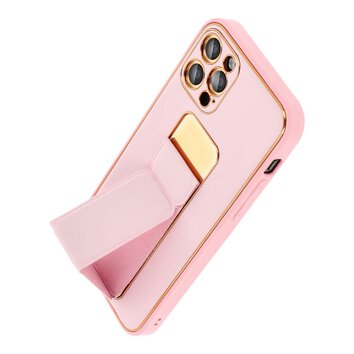 Futera LEATHER Case Kickstand do IPHONE 15 PLUS rowy