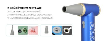 Dmuchawa wielofunkcyjna FeiyuTech KiCA JetFan 2 - niebieska
