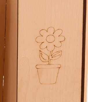 Domek ogrodowy drewniany stolik tablica kredowa 86 x 137 x 105 cm