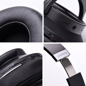 Suchawki nagowne DOQAUS VOGUE 5 2in1 Speakers Mode czarne