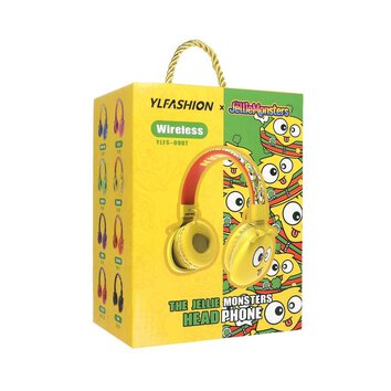 Słuchawki nagłowne bezprzewodowe / bluetooth JELLIE MONSTER Deman YLFS-09BT zółte