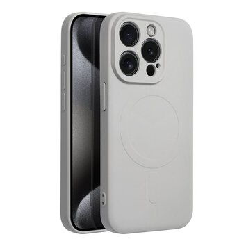 Futera Silicone Mag Cover kompatybilny z MagSafe do IPHONE 15 PRO tytanowy