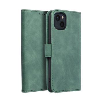 Kabura TENDER Book do IPHONE 13 zielony