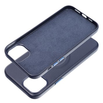 Futera Roar Leather Mag Case kompatybilny z MagSafe - do iPhone 15 Plus Granatowy