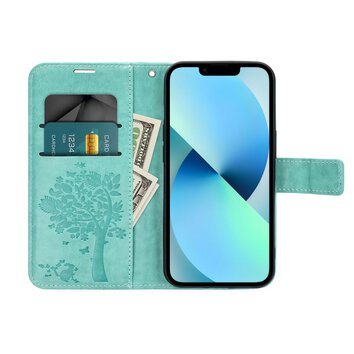 Kabura MEZZO Book do SAMSUNG A35 5G drzewo zielony