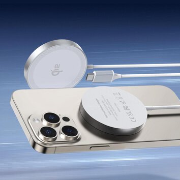 DUZZONA W18 - szybka adowarka bezprzewodowa 15W (kompatybilna z MagSafe i adowaniem Qi2)
