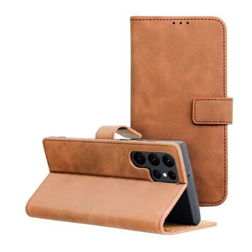 Kabura TENDER Book do SAMSUNG S22 Ultra brzowy