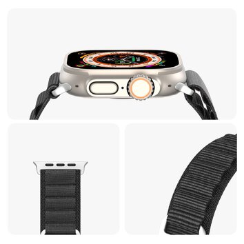 DUX DUCIS pasek GS nylonowy do Apple Watch 38 / 40 / 41mm czarny