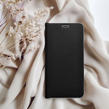 Kabura LUNA Book Carbon do IPHONE 16 Pro czarny