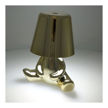 Lampka nocna GOLD MAN Art Deco siedzcy (wzr 7) MLTL