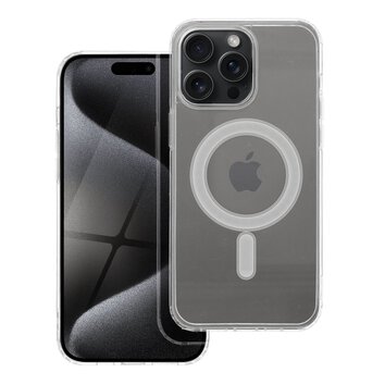 Futera Clear Mag Cover kompatybilny z MagSafe do IPHONE 15 PRO MAX