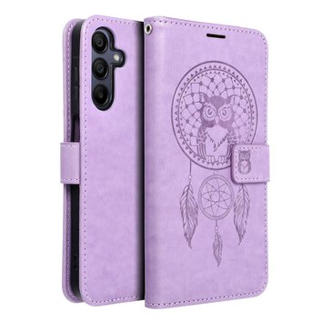 Kabura MEZZO Book do SAMSUNG A15 4G / A15 5G apacz snw fioletowy