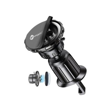 FORCELL F-Grip MagElite uchwyt samochodowy do kratki wlotu magnetyczny czarny