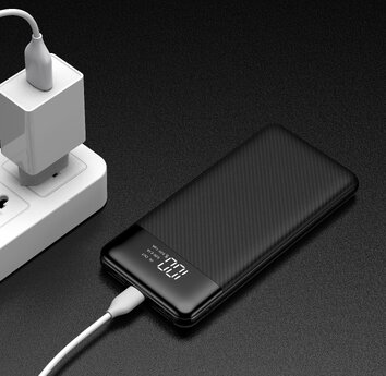 VEGER powerbank 10 000 mAh L11 (W1087) czarny