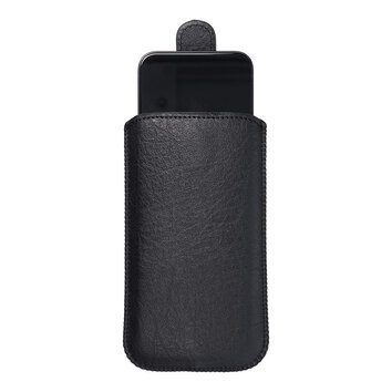 Futerał Skórzany Slim Kora 2 - do Iphone 12 / 12 PRO / Samsung Note /Note 2/Note 3 czarny