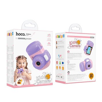 HOCO aparat fotograficzny dziecięcy DV201 różowy