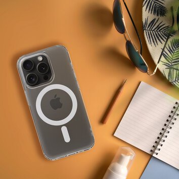 Futera Frost Mag Cover kompatybilny z MagSafe do IPHONE 14 PRO transparent