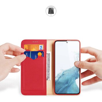 DUX DUCIS kabura HIVO do SAMSUNG S23 Plus czerwona