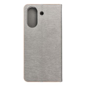 Kabura LUNA Book Gold do XIAOMI Redmi 13C / POCO C65 srebrny