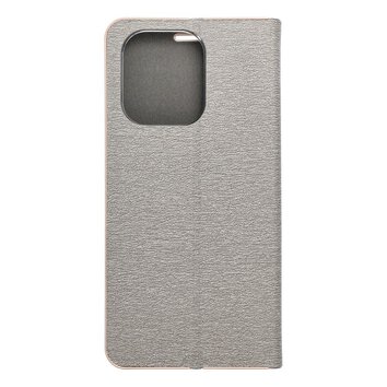 Kabura LUNA Book Gold do XIAOMI Redmi NOTE 13 4G srebrny