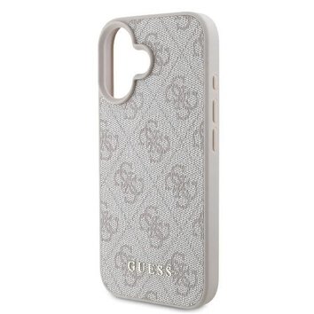 GUESS futerał do IPHONE 16 Plus GUHCP16MG4GFPI (PU 4G Classic) różowy