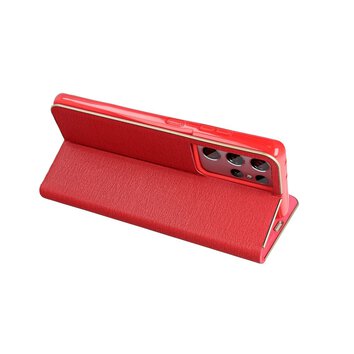 Kabura LUNA Book Gold do XIAOMI Redmi NOTE 13 4G czerwony
