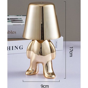 Lampka nocna GOLD MAN Art Deco stojcy (wzr 1) MLTL